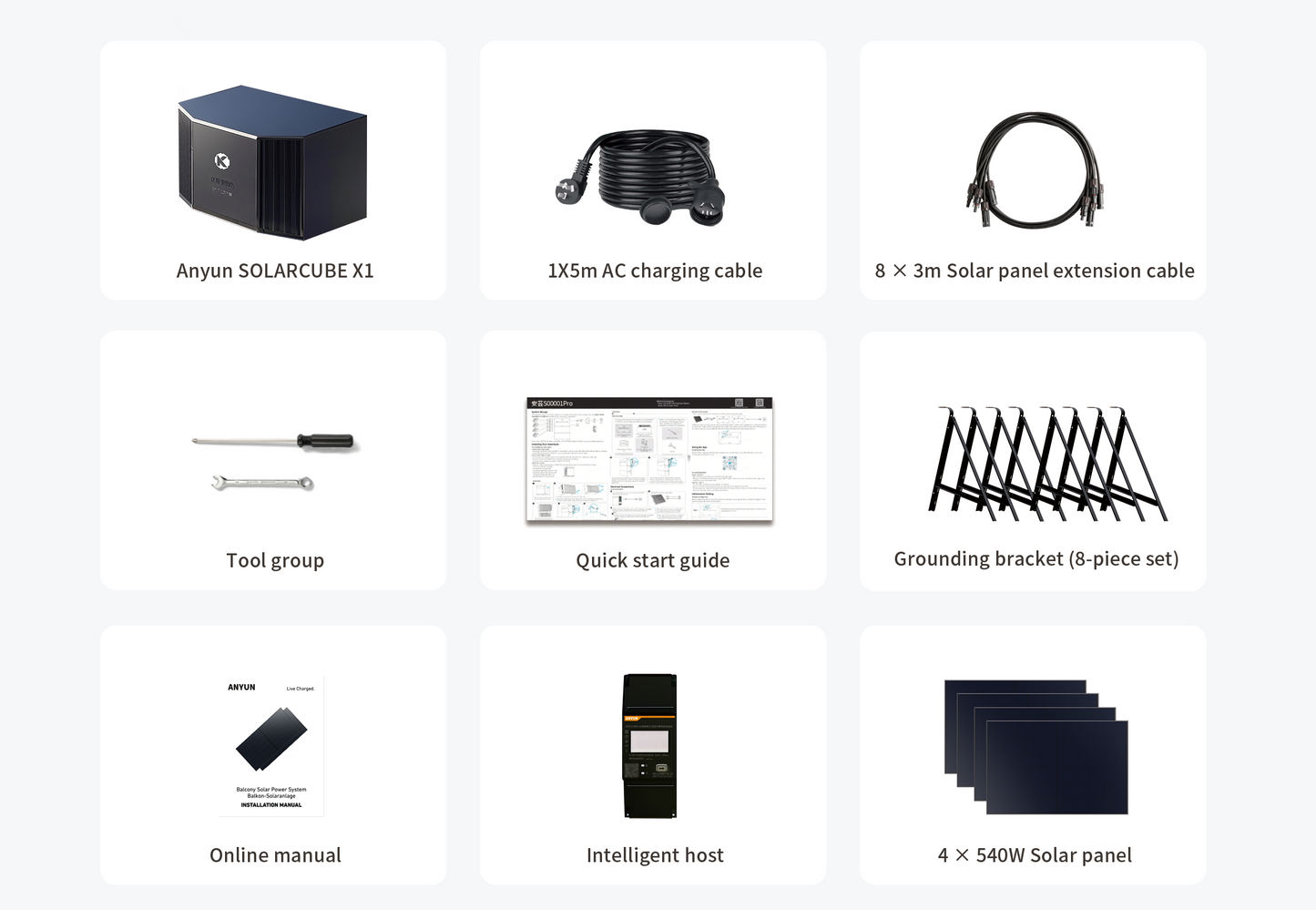 Anyun SOLARCUBE Luxury Package