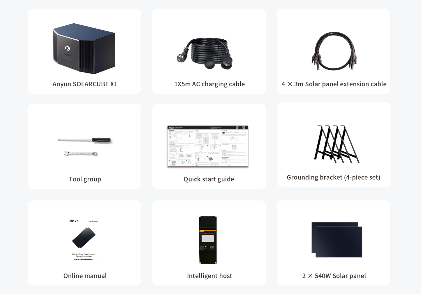 Anyun SOLARCUBE Basic Package